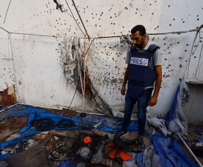 Aljazeera journalists Gaza