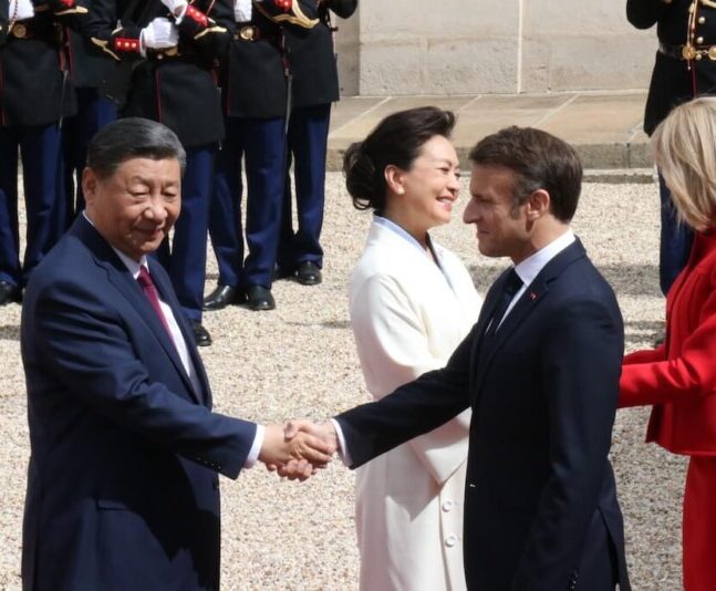 Macron Xi China