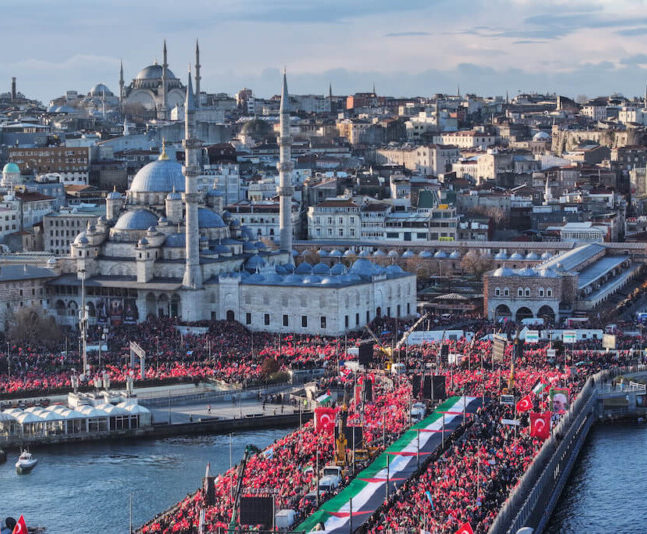 Gaza protest Galata