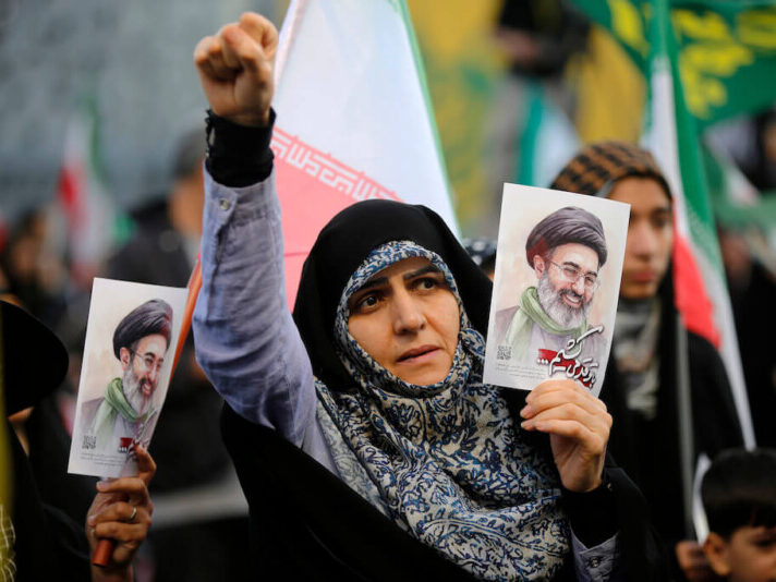 Iran protest Mojtaba Khamenei