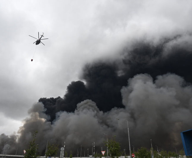 Ukrainian drone attack on Moscow
