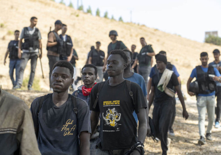 Ceuta migrants