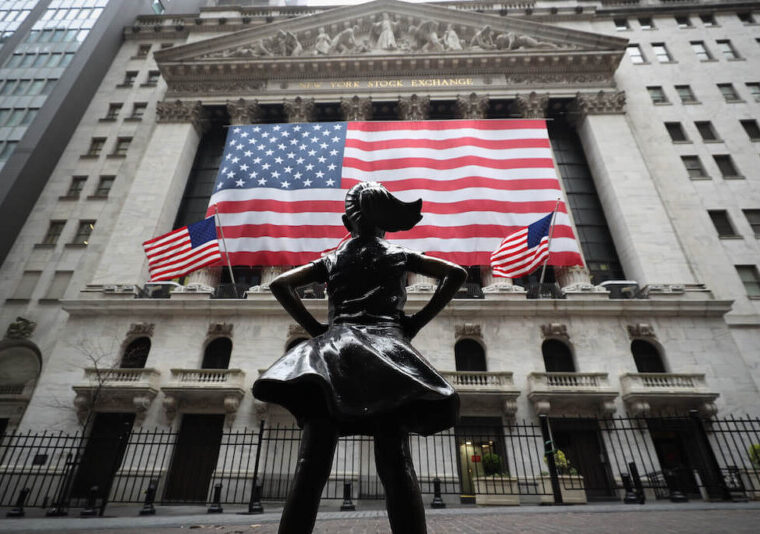 Financial market Wall Street NYC